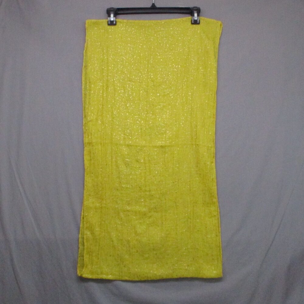 Infinity‎ Scarf Yellow & Gold Flake Women Size | O/S